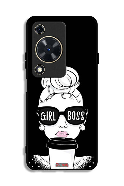 Tolwak Huawei Enjoy 70 Protective Case Cover Girl Boss
