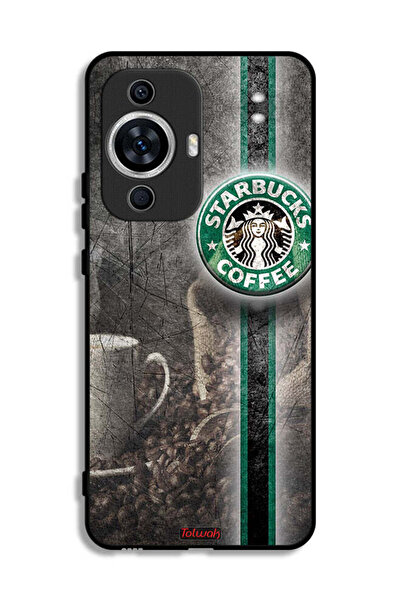 Tolwak غطاء حماية لهاتف هواوي نوفا 12 لايت بطبعة فن القهوة