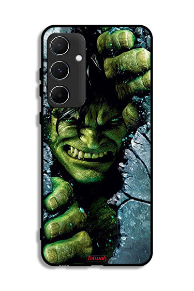 Tolwak غطاء حماية لهاتف سامسونج جالاكسي A55 5G بتصميم هالك المذهل