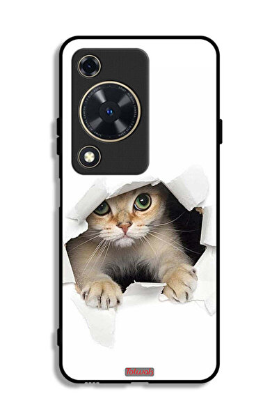 Tolwak غطاء حماية لهاتف هواوي إنجوي 70 بتصميم قطة