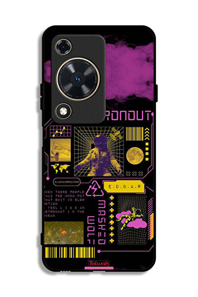 Tolwak Huawei nova Y72 Protective Case Cover Astronaut Sticker