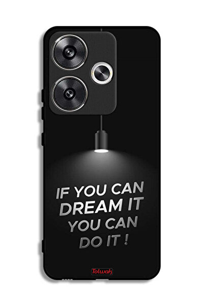 Tolwak غطاء حماية لهاتف Xiaomi Redmi Turbo 3 5G إذا كنت تستطيع أن تحلم به، يم...