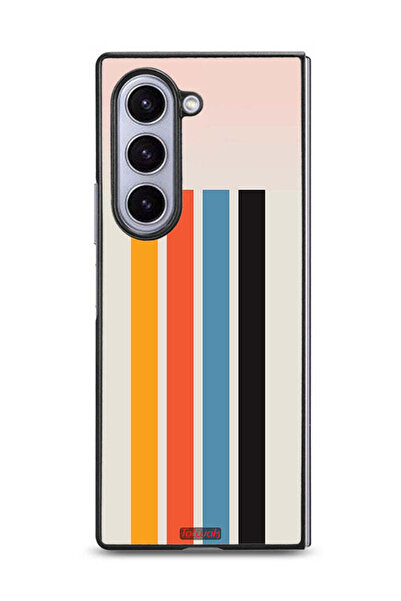 Tolwak غطاء حماية لهاتف Samsung Galaxy Z Fold6 بنمط خطوط مستقيمة