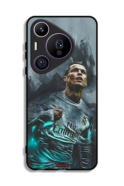 Tolwak غطاء حماية هواوي بيورا 70 برو برسومات كريستيانو رونالدو