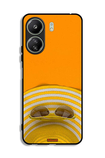 Tolwak Xiaomi Redmi 13C Protective Case Cover Glasses Hat