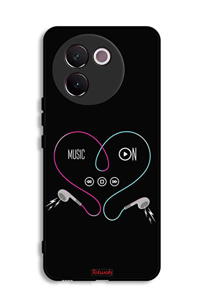 Tolwak غطاء حماية لهاتف Vivo V30e 5G مع موسيقى