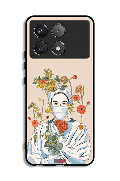 Tolwak Xiaomi Poco F6 Pro Protective Case Cover Nurse Art