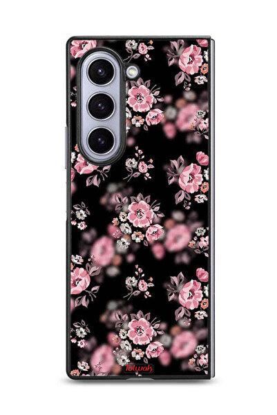 Tolwak غطاء حماية لهاتف سامسونج جالاكسي زد فولد 6 بنقشة زهور بورتريه