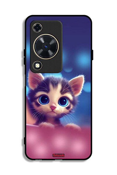 Tolwak غطاء حماية لهاتف هواوي إنجوي 70 - قطة صغيرة