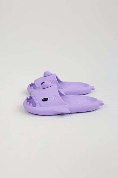 Celira Hs00 Shark Purple Unisex Full Orthopedic Slippers Shark Slides