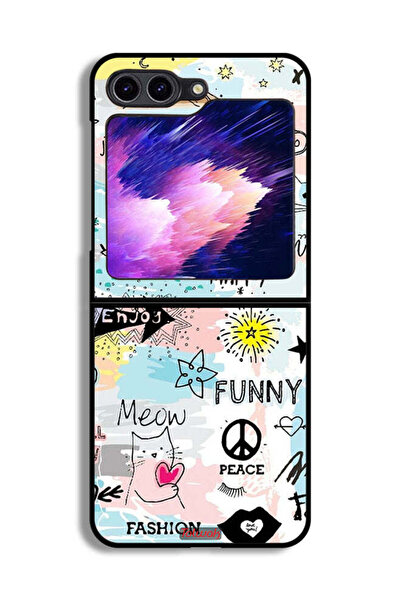 Tolwak غطاء حماية لهاتف Samsung Galaxy Z Flip6 - Love You Tags