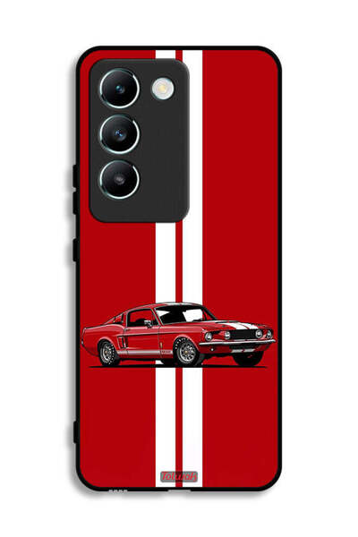 Tolwak غطاء حماية لهاتف Vivo V30 Lite 4G بتصميم سيارة كلاسيكية تجريدية