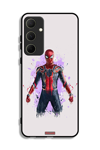 Tolwak غطاء حماية لهاتف سامسونج جالاكسي A35 5G بتصميم العنكبوت الحديدي