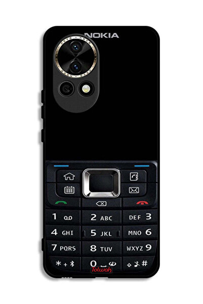 Tolwak Huawei nova 12 5G Protective Case Cover Old Phone Pattern