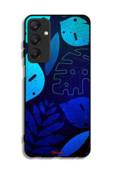 Tolwak Samsung Galaxy A25 5G Protective Case Cover Leaves Pattern