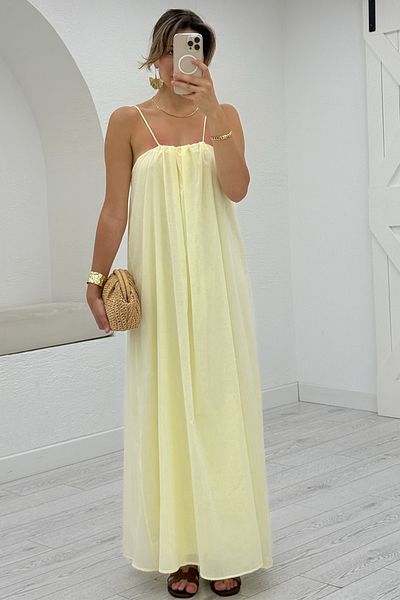 Act Pepicino Kids&Boutique Yellow Strap Dress 0504
