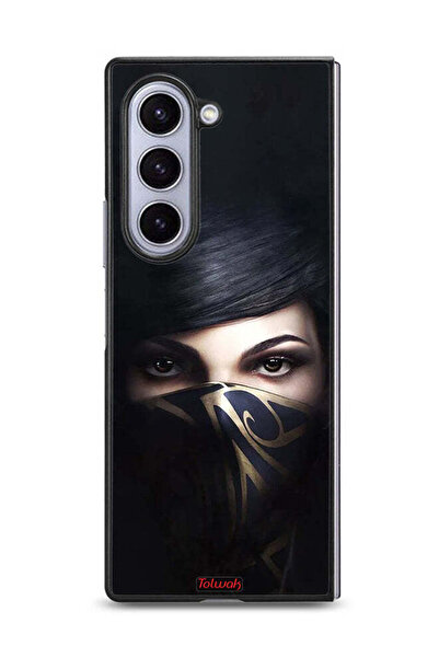 Tolwak غطاء حماية لهاتف سامسونج جالاكسي زد فولد 6 بتصميم فتاة محجبة