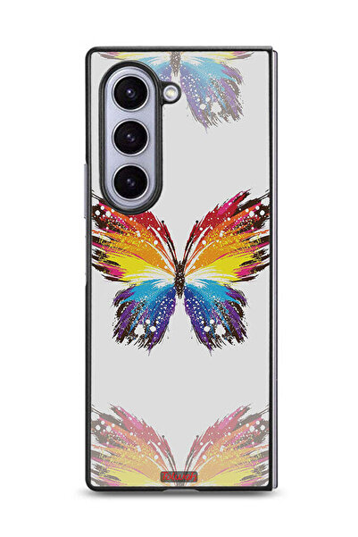 Tolwak غطاء حماية لهاتف سامسونج جالاكسي زد فولد 6، تصميم فني رقمي، خلفية بسيط...