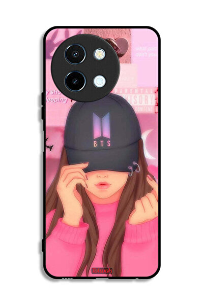 Tolwak غطاء حماية لهاتف Vivo Y38 5G بطبعة فتاة سناب