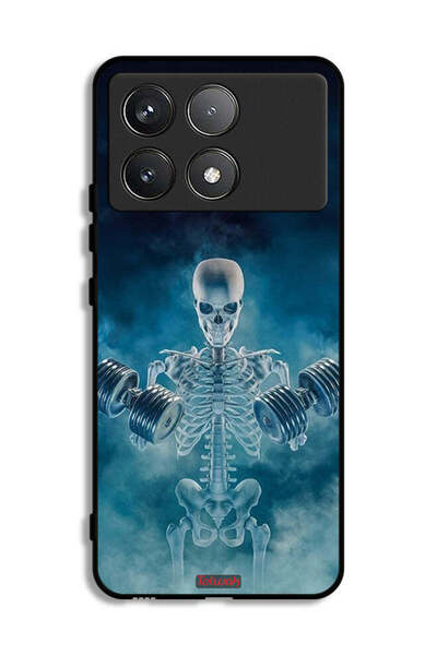 Tolwak Xiaomi Poco F6 Pro Protective Case Cover No Pain No Gain Pose