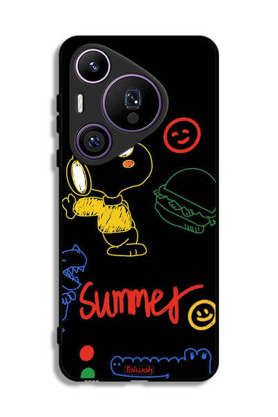 Tolwak غطاء حماية لهاتف هواوي بيورا 70 برو، ملصق صيفي