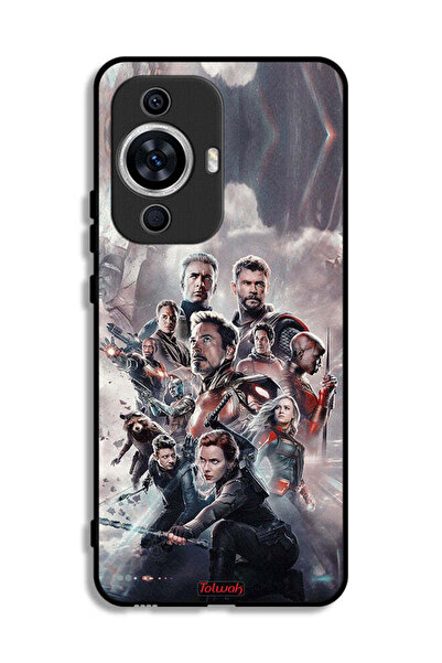 Tolwak غطاء حماية لهاتف هواوي نوفا 12 لايت بتصميم أفينجرز