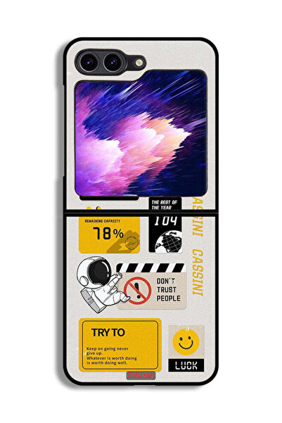 Tolwak غطاء حماية لهاتف Samsung Galaxy Z Flip6 - لا تثق بالناس