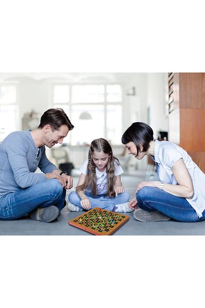 Merchant Ambassador Folding Wood Snakes & Ladders Set, Brown, Tg1903, L