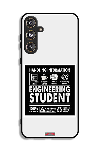 Tolwak غطاء حماية لهاتف سامسونج جالاكسي F55 5G، ملصق طالب هندسة