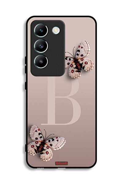 Tolwak غطاء حماية لهاتف Vivo V30 Lite 4G بنقشة فراشات