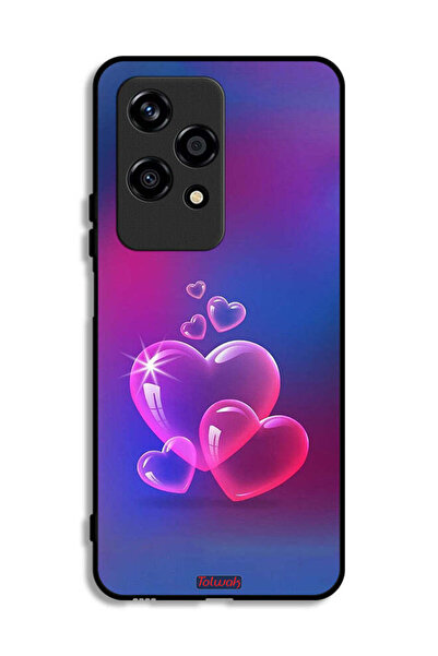 Tolwak غطاء حماية لهاتف Honor 200 Lite 5G بنقشة قلوب الماء