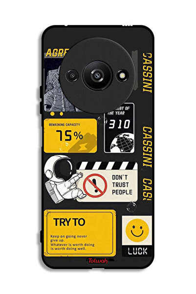 Tolwak Xiaomi Redmi A3 4G Protective Case Cover Astronaut Agreeable