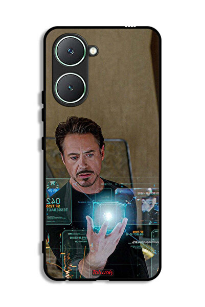 Tolwak غطاء حماية لهاتف Vivo Y03 4G بتصميم الرجل الحديدي