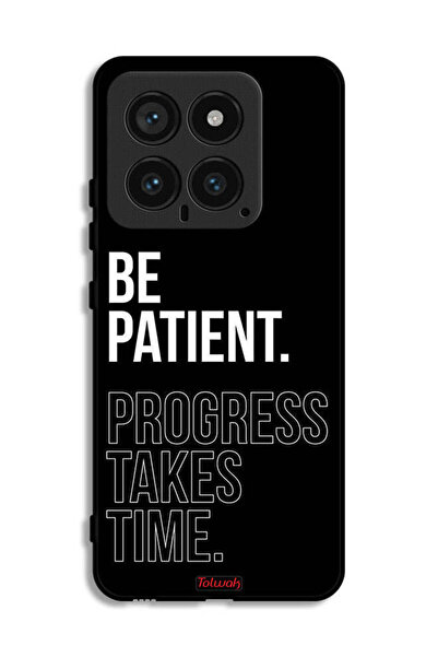Tolwak غطاء حماية لجهاز Xiaomi 14 كن صبورًا فالتقدم يستغرق وقتًا