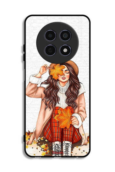 Tolwak غطاء حماية لهاتف Realme 12x 5G يحمل صورة أوراق الخريف الفنية