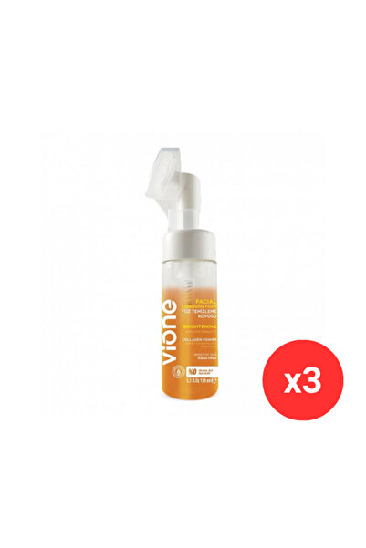 vione Αφρός καθαρισμού προσώπου με ειδική βούρτσα για ευαίσθητο δέρμα, 150 ml...