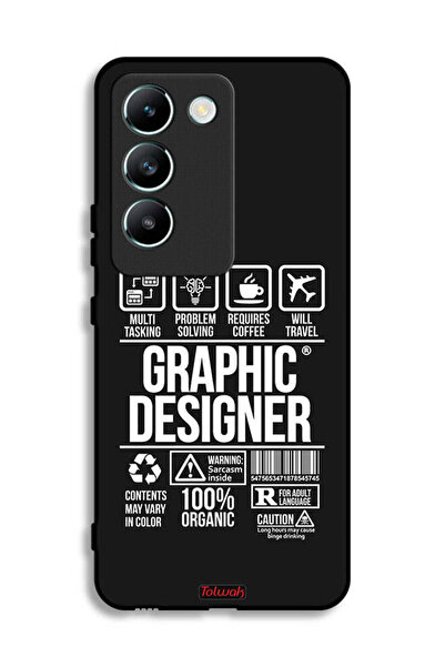 Tolwak Vivo V30 Lite 4G Protective Case Cover Graphic Designer Sticker