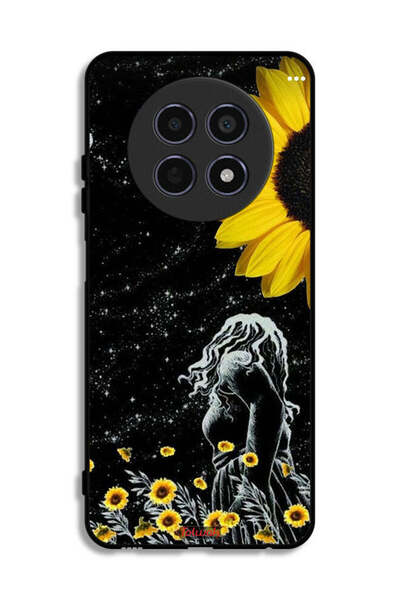 Tolwak Realme 12x 5G Protective Case Cover Girl Look At Moon Art
