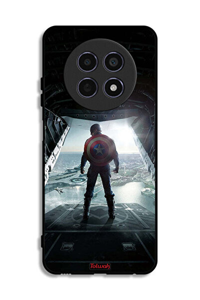 Tolwak غطاء حماية لهاتف Realme 12x 5G بتصميم صورة كابتن أمريكا