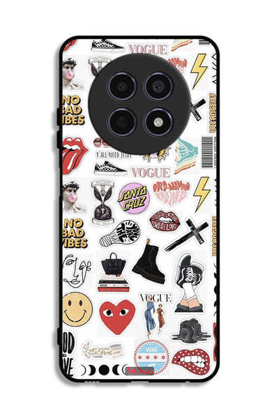 Tolwak Realme 12 5G Protective Case Cover No Bad Vibes Stickers