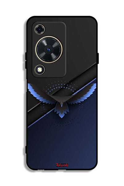 Tolwak غطاء حماية لهاتف هواوي إنجوي 70 بتصميم نسر فني تجريدي رقمي