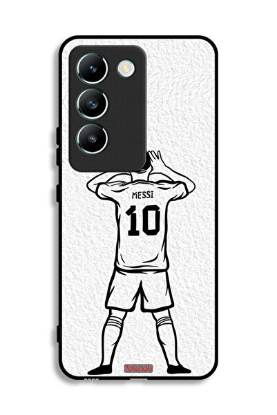 Tolwak غطاء حماية لهاتف Vivo V30 Lite 4G برسم ميسي