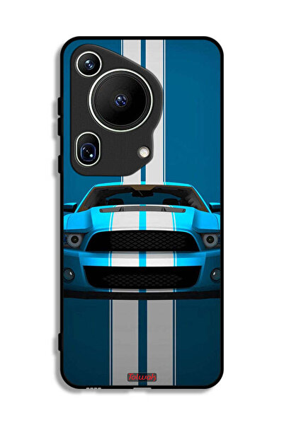Tolwak غطاء حماية فائق من هواوي بيورا 70 بتصميم سيارة فنية تجريدية