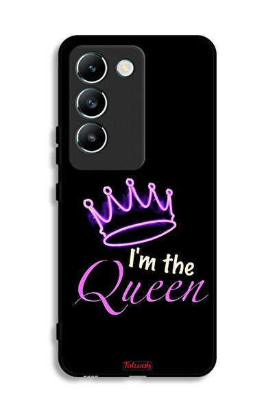 Tolwak غطاء حماية لهاتف Vivo V30 Lite 4G - أنا الملكة