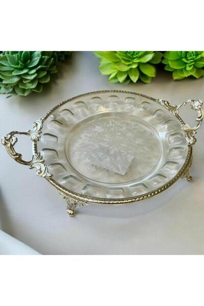ROY KING Royking Footed Round Presentation Plate 24X19 Crs101-2