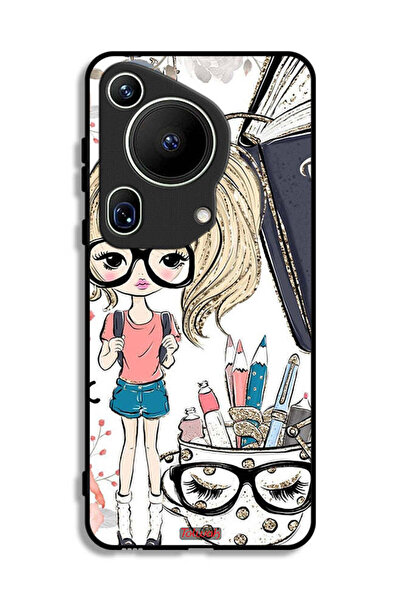 Tolwak غطاء حماية فائق لهاتف هواوي بيورا 70 بتصميم فتاة وحيد القرن