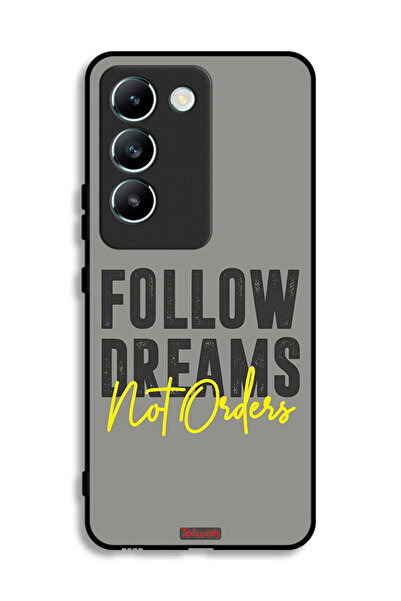 Tolwak غطاء حماية لهاتف Vivo V30 Lite 4G - اتبع الأحلام وليس الأوامر