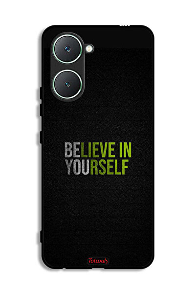 Tolwak غطاء حماية لهاتف Vivo Y03 4G "ثق بنفسك"