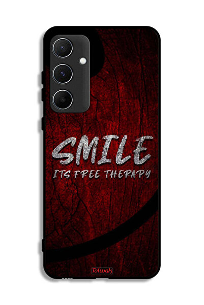 Tolwak Samsung Galaxy A55 5G Protective Case Cover Smile Its Free Therapy
