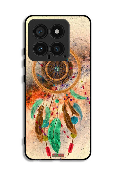 Tolwak غطاء حماية لهاتف شاومي 14 بتصميم ماندالا وريش معلق